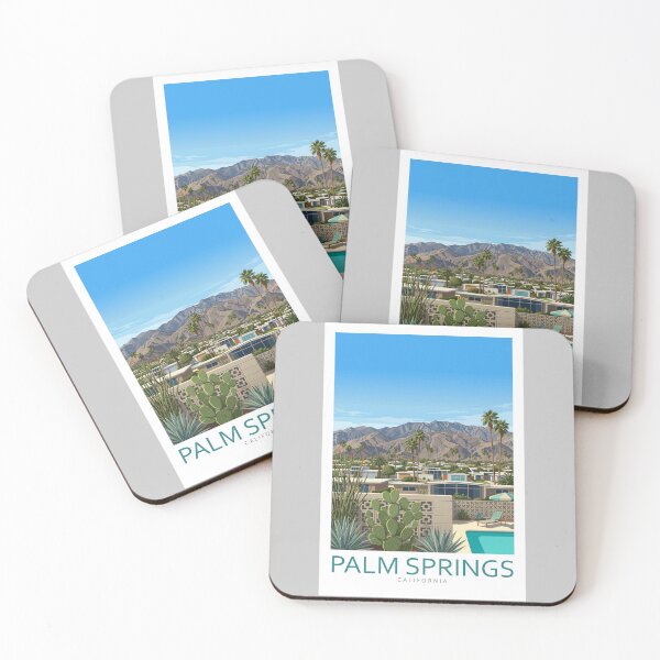 Item preview, Palm Springs California - Travel art designed and sold by Marciolini.