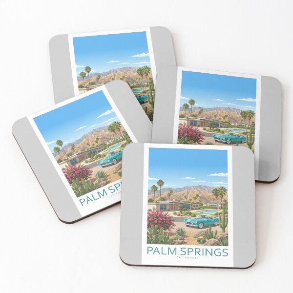 Item preview, Palm Springs California - Travel art designed and sold by Marciolini.