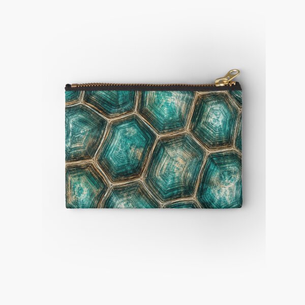 Item preview, Turquoise Turtle Shell Pattern | Teal Ocean Texture Design | Coastal Nature Geometric Print designed and sold by TheSlowShore.