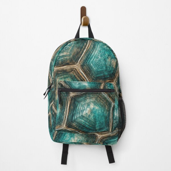 Item preview, Turquoise Turtle Shell Pattern | Teal Ocean Texture Design | Coastal Nature Geometric Print designed and sold by TheSlowShore.