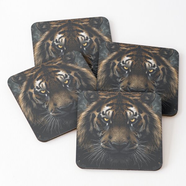 Item preview, Tiger Focus – Powerful Wildlife Portrait designed and sold by KI-Kunstwerk.