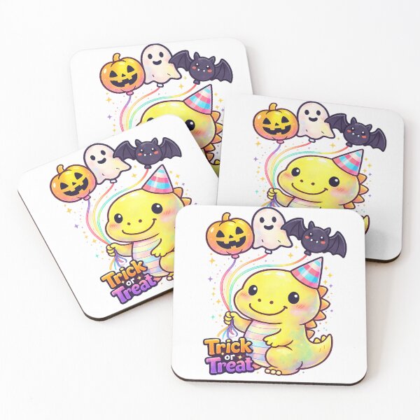 Item preview, Trick or Treat Dinosaur Cute Halloween Design designed and sold by SoftSproutstu.