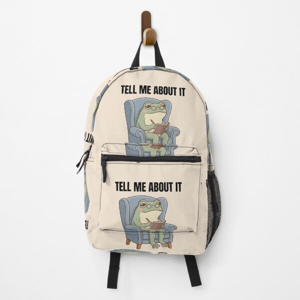 Item preview, Tell Me About It Frog Shirt – Funny Therapist Frog Meme Cute Aesthetic Tee designed and sold by ZyxDes.