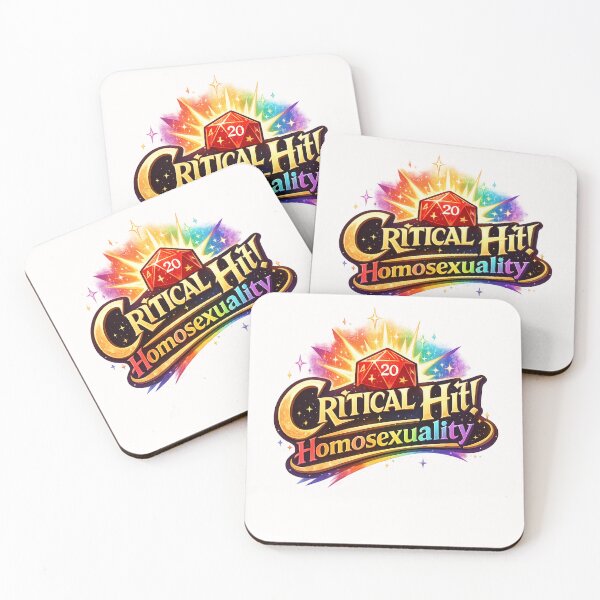 Item preview, Critical Hit Homosexuality Rainbow Dice Pride Gaming Queer Identity Humor designed and sold by Places On Earth.
