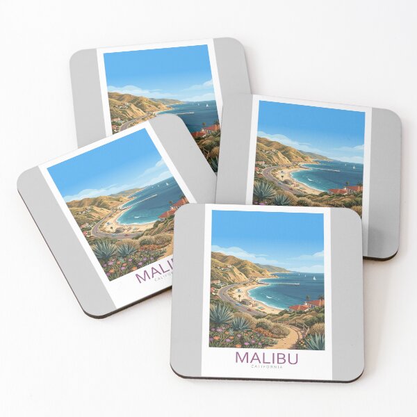 Item preview, Malibu California - Travel art designed and sold by Marciolini.