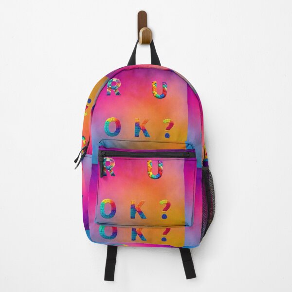 Item preview, Colorful R U OK Mosaic Typography designed and sold by GUINewAlex.