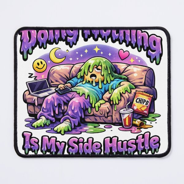 Item preview, Doing Nothing Is My Side Hustle – Funny Gen Z Lazy-Core Y2K Aesthetic T-Shirt designed and sold by Iarmy-2022.
