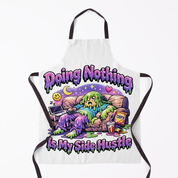 Item preview, Doing Nothing Is My Side Hustle – Funny Gen Z Lazy-Core Y2K Aesthetic T-Shirt designed and sold by Iarmy-2022.