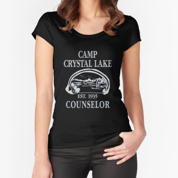 Camp Crystal Lake Counselor Fitted Scoop T-Shirt