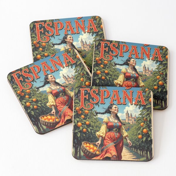Item preview, España Retro Travel Poster Traditional Spanish Culture designed and sold by BorgSpareParts.