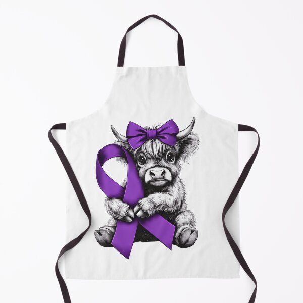 Item preview, Lupus Awareness Highland Cow designed and sold by Thread&Fable.