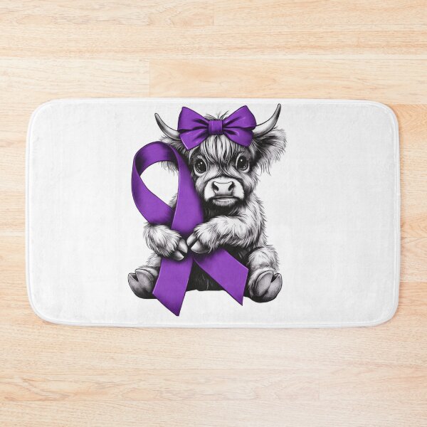 Item preview, Lupus Awareness Highland Cow designed and sold by Thread&Fable.