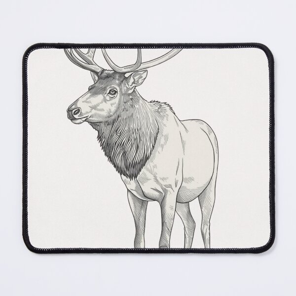 Item preview, Elk Drawing  designed and sold by LoopyPop.