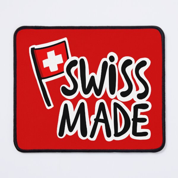 Item preview, Swiss Made Flag cute design designed and sold by sianelliot.