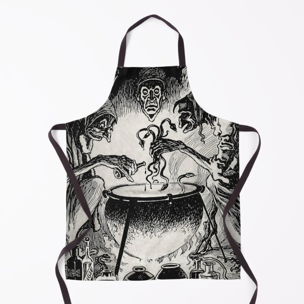 Item preview, Witch Cauldron Vintage Woodcut Illustration Design for Gothic Horror Fans designed and sold by RickE.