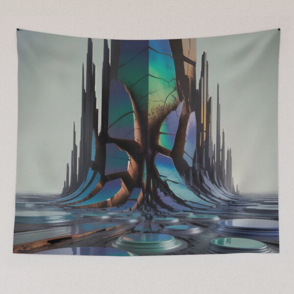 Item preview, Iridescent City designed and sold by Lizzy B.
