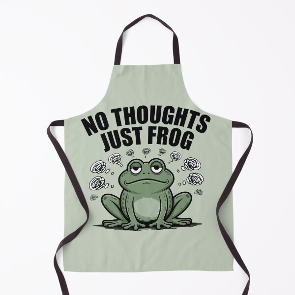 Item preview, No Thoughts Just Frog Meme Shirt designed and sold by ZyxDes.