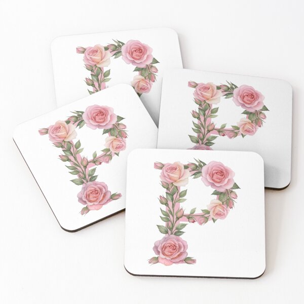 Item preview, Floral Letter P designed and sold by Avenelle.