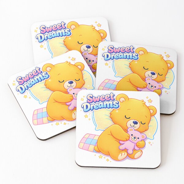 Item preview, Sweet Dreams Sleeping Bear Cute Design designed and sold by SoftSproutstu.