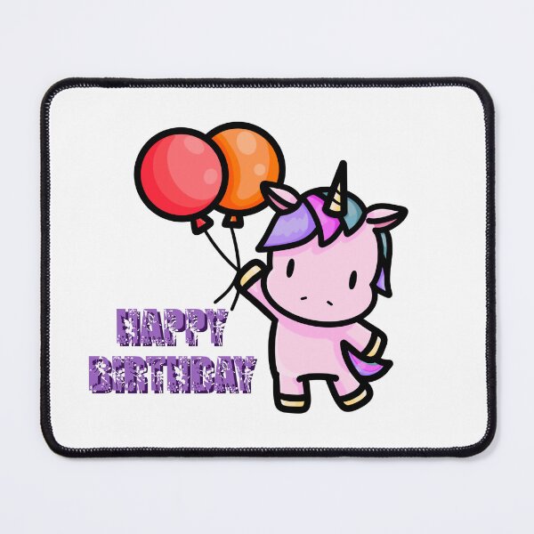 Item preview, Birthday Unicorn designed and sold by Inu-and-RyuArt.