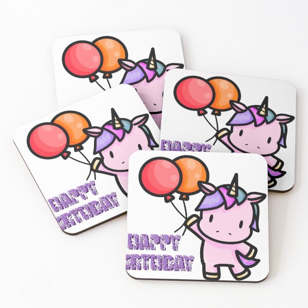 Item preview, Birthday Unicorn designed and sold by Inu-and-RyuArt.