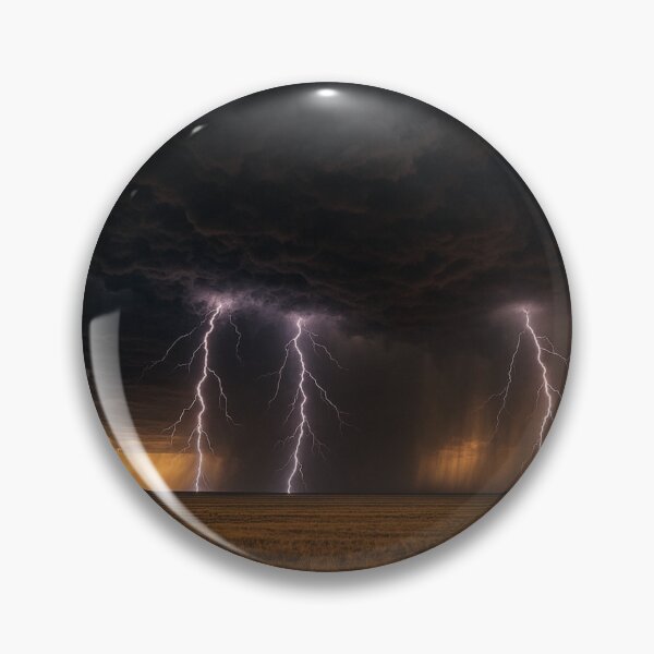 Item preview, Dramatic Lightning Storm Over Plains designed and sold by IrsathThaslima.