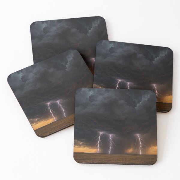 Item preview, Dramatic Lightning Storm Over Plains designed and sold by IrsathThaslima.