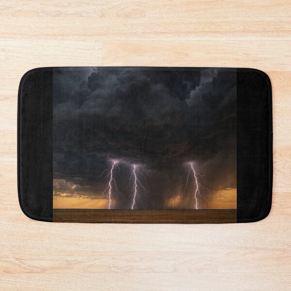 Item preview, Dramatic Lightning Storm Over Plains designed and sold by IrsathThaslima.