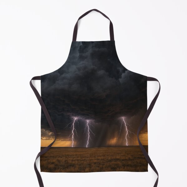 Item preview, Dramatic Lightning Storm Over Plains designed and sold by IrsathThaslima.