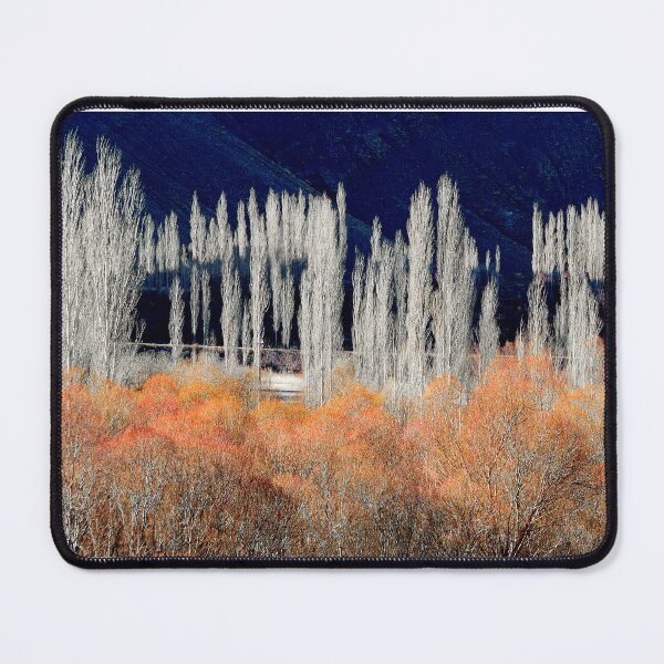 Item preview, Autumn Trees Against Deep Blue Mountain designed and sold by onubi.