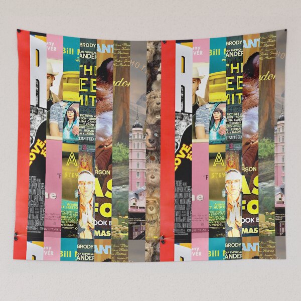 Item preview, Wes Anderson Films:  Cinema Poster Abstract Art Print designed and sold by Mr Mustard Prints.