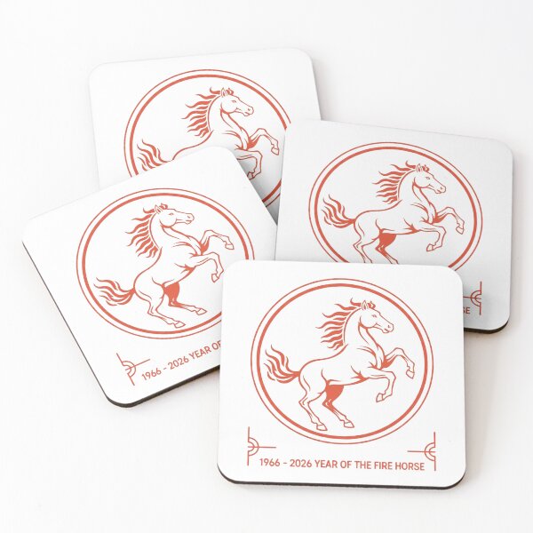Item preview, 1966 2026 Year Of The Fire Horse 60th Birthday Chinese Zodiac Red Horse Vintage Style Astrology  designed and sold by toongstudio.