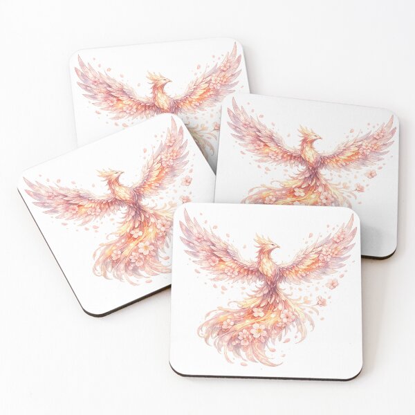 Item preview, Phoenix rising with cherry blossoms designed and sold by ESSClothing.