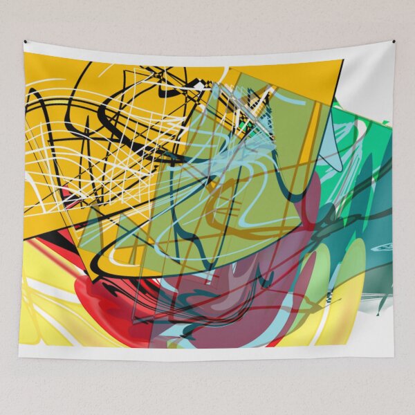 Item preview, Sunburst Chaos — Colorful Abstract Wrap designed and sold by Nature  Nblossom.
