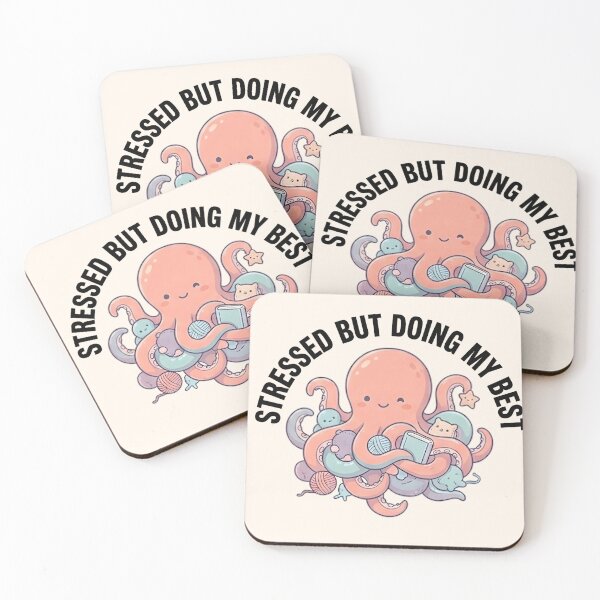 Item preview, Doing My Best Octopus Shirt – Cute Relatable Motivation Meme Aesthetic designed and sold by ZyxDes.