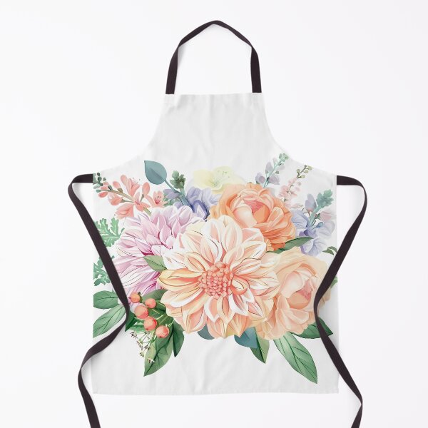 Item preview, Multi-Color Pastel Floral Bouquet - Elegant Romantic Art Print designed and sold by DesignArtist.ia.