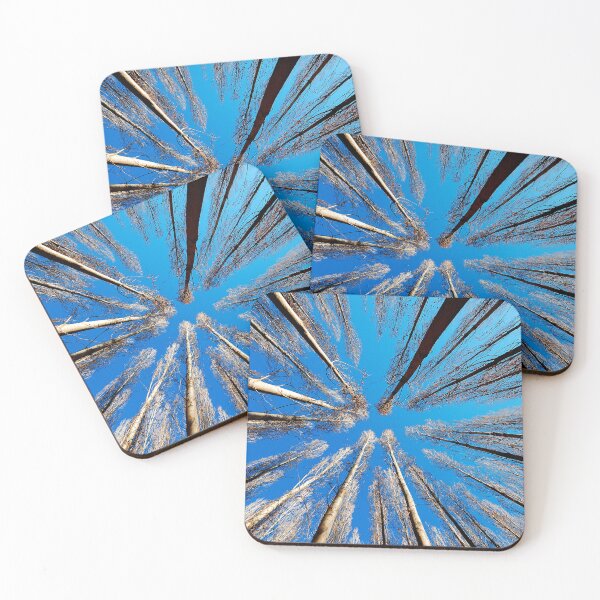 Item preview, Tall Trees Reaching Into Blue Sky designed and sold by onubi.