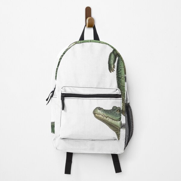 Item preview, Naturalist Illustration of a Standing Green Crocodile designed and sold by Bloomkept.