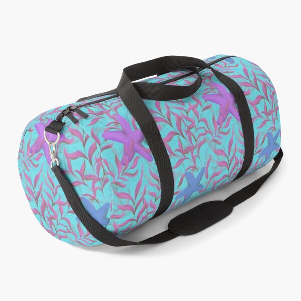 Item preview, Underwater seaweed and starfish Bright Turquoise Background designed and sold by NaliniLe.