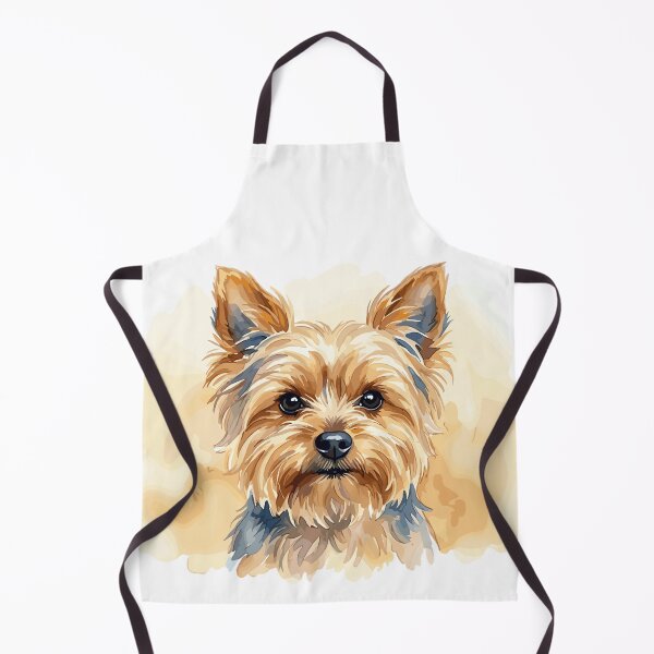 Item preview, Milo Yorkshire Terrier Head Shot Watercolor designed and sold by Habits and Quirks.