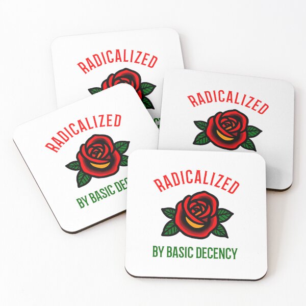 Item preview, Radicalized By Basic Decency Builds Voices For Justice designed and sold by SkeletonsDanger.