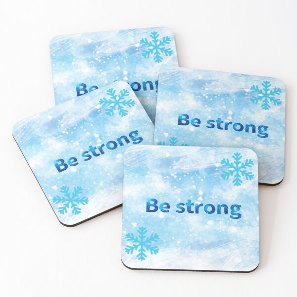 Item preview, Be Strong Winter Snowflakes Aesthetic designed and sold by GUINewAlex.