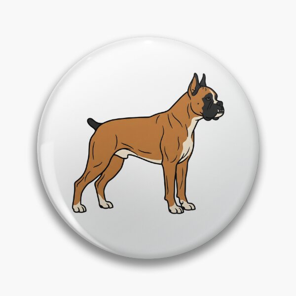 Item preview, Minimalist Boxer Dog Illustration designed and sold by DigitalGremlin.