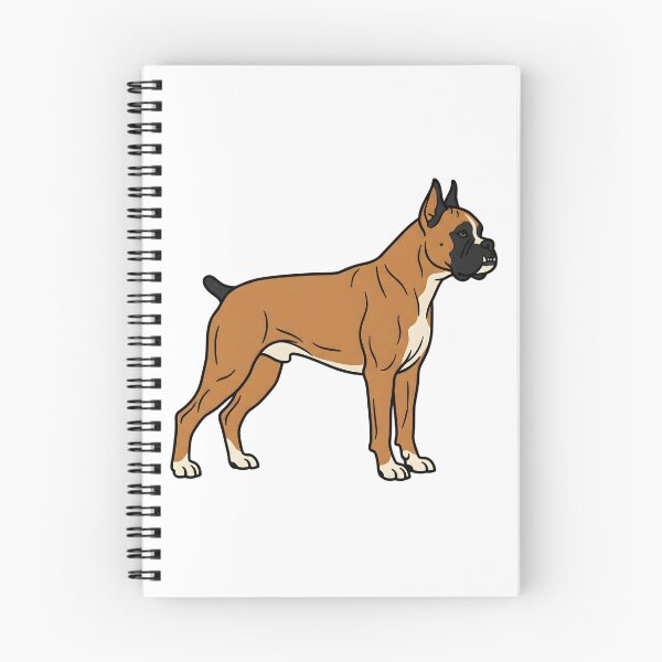 Item preview, Minimalist Boxer Dog Illustration designed and sold by DigitalGremlin.