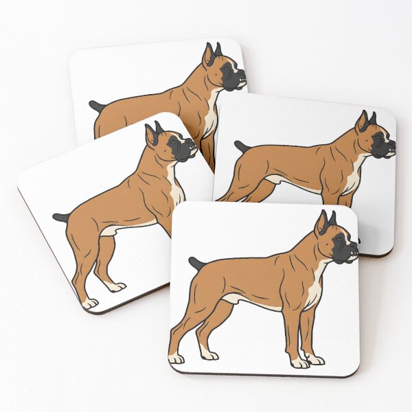 Item preview, Minimalist Boxer Dog Illustration designed and sold by DigitalGremlin.