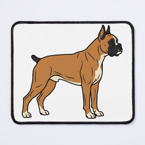 Item preview, Minimalist Boxer Dog Illustration designed and sold by DigitalGremlin.