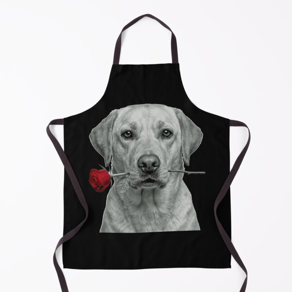 Item preview, Labrador Retriever with Red Rose designed and sold by FiscalFashions.