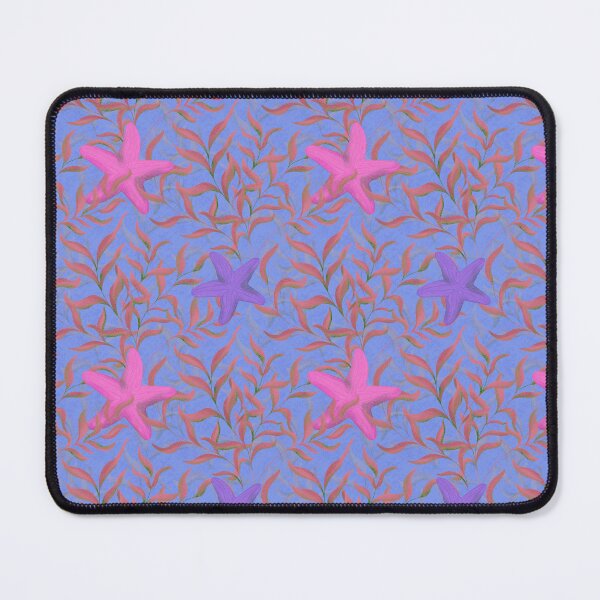 Item preview, Underwater seaweed and starfish Purple  Background designed and sold by NaliniLe.