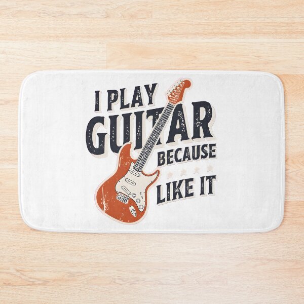 Item preview, I Play Guitar Because I Like It Funny Guitarist Musician Shirt Retro Style designed and sold by Milosstudio.