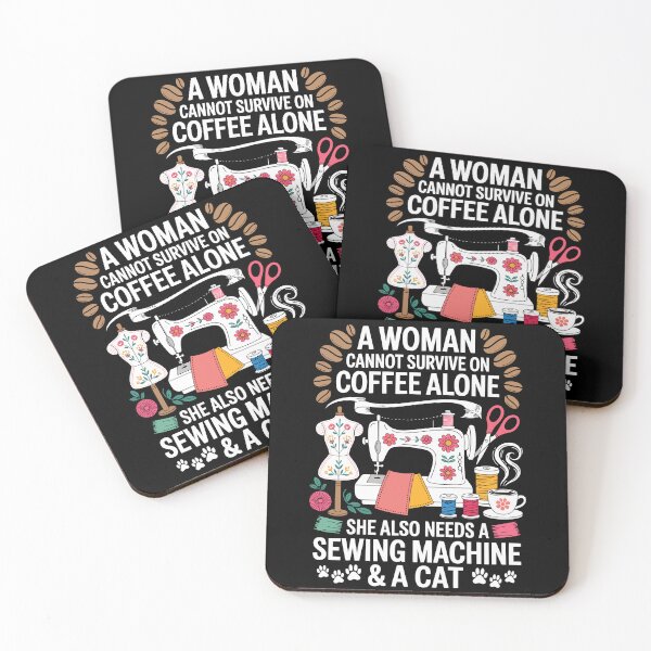 Item preview, A WOMAN CANNOT SURVIVE ON COFFEE ALONE designed and sold by jkrphoto.